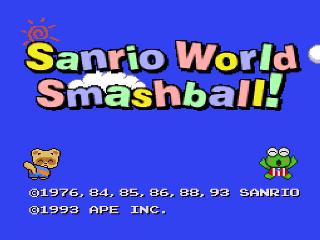 Screenshot Thumbnail / Media File 1 for Sanrio World Smash Ball! (Japan) [En by Suicidal v1.0]